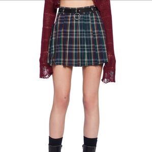 Dolls Kill Plaid Skirt
